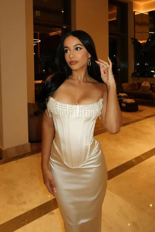 Ophelia Satin Maxi Dress